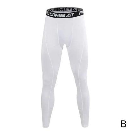 Men Compression Tight Leggings Running Sports Male