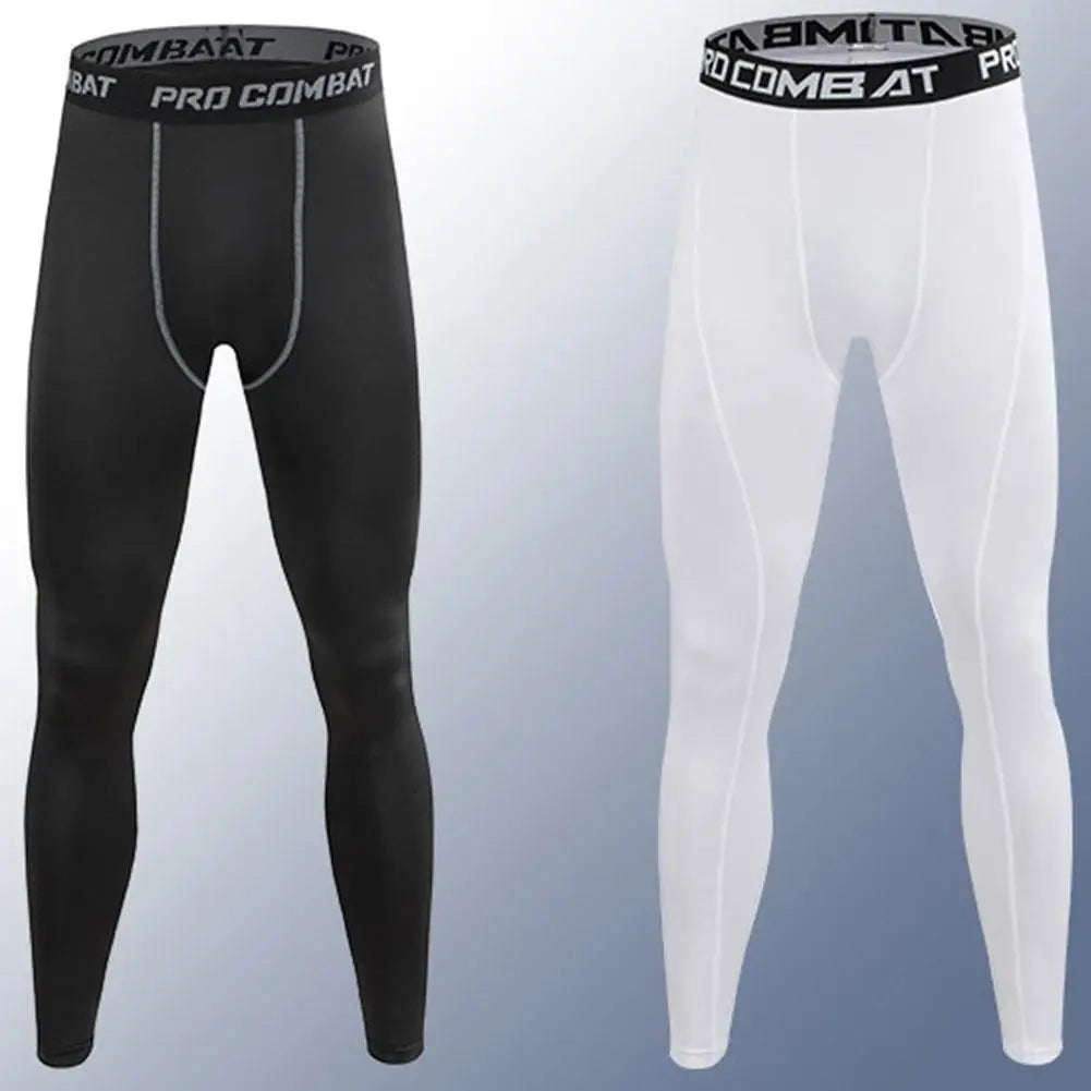 Men Compression Tight Leggings Running Sports Male