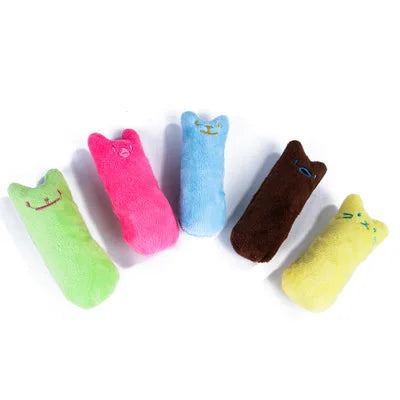 Teeth Grinding Catnip Toys Funny Interactive Plush