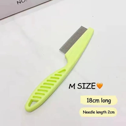 1/2pc Pet Hair Shedding Comb Stainless Steel