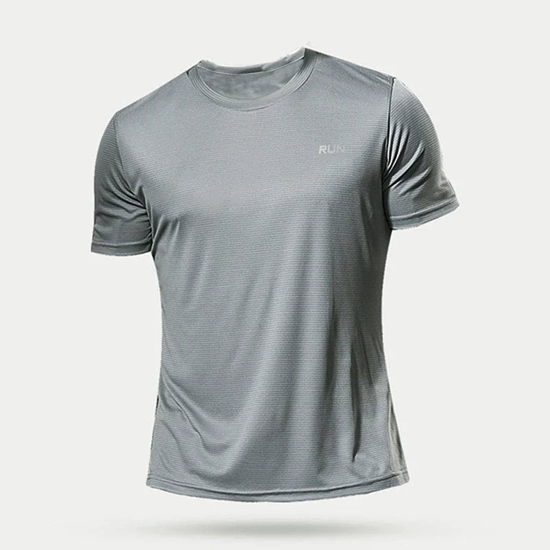 Men Short Sleeve Sport t Shirt Quick Dry