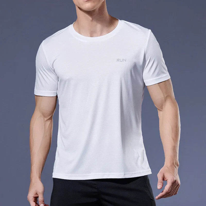 Men Short Sleeve Sport t Shirt Quick Dry