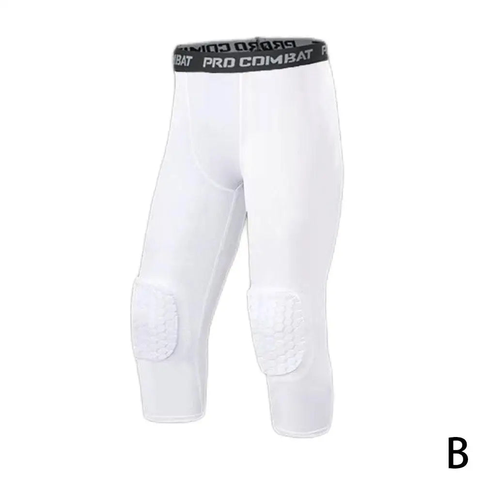 Men Compression Tight Leggings Running Sports Male