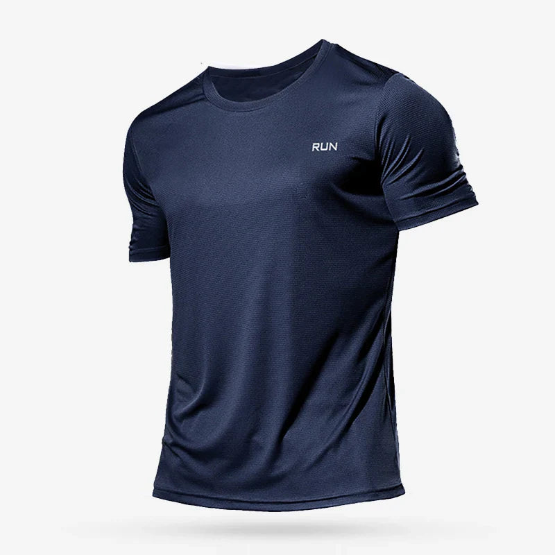 Men Short Sleeve Sport t Shirt Quick Dry