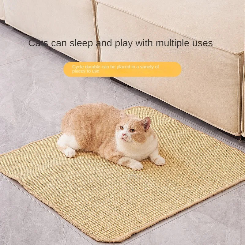 Cat Scratcher Sisal Hemp Scratching Board Wall